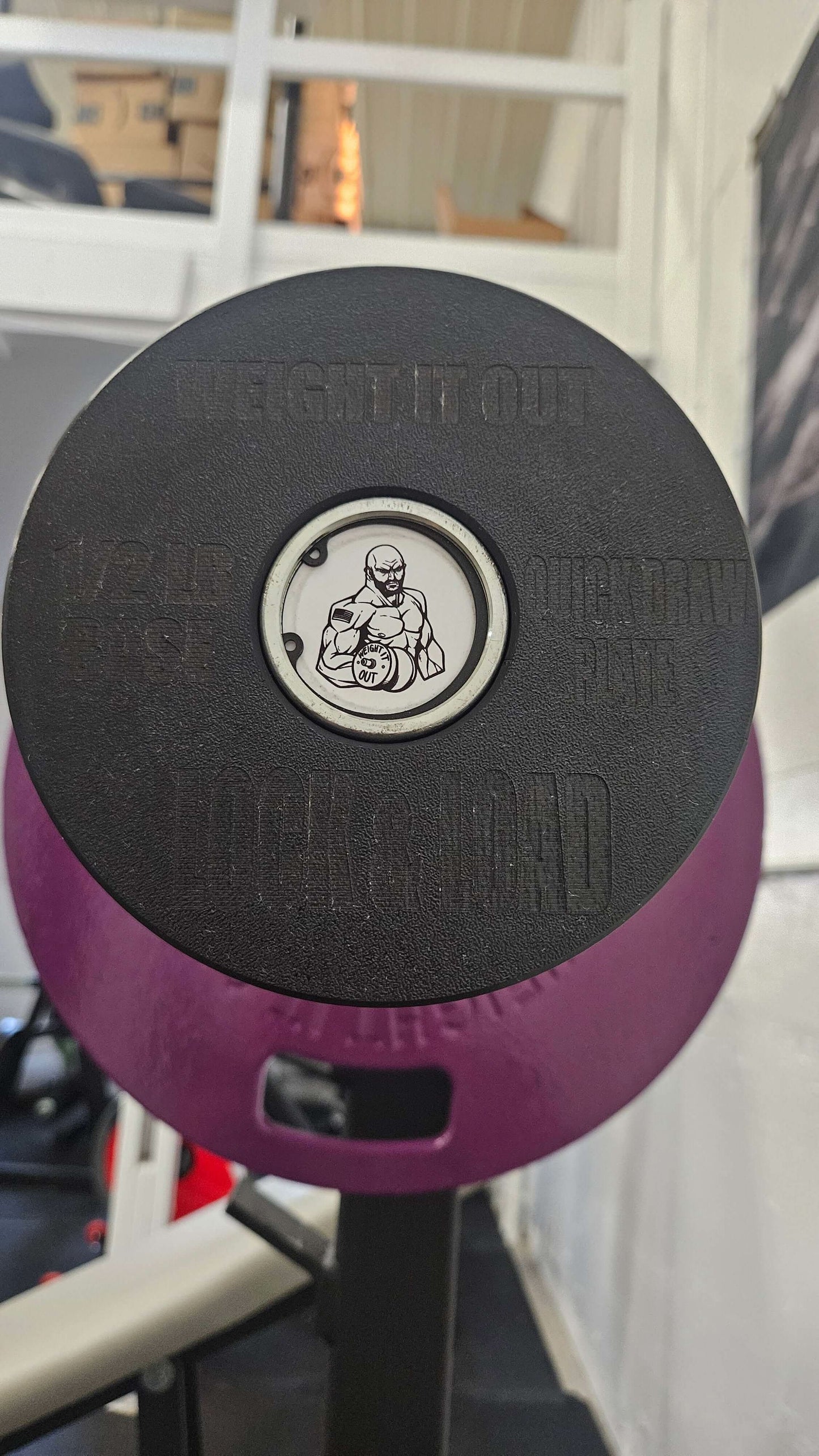 Lock And Load Revolver Micro Loading Plates - close up view of draw plate with the logo