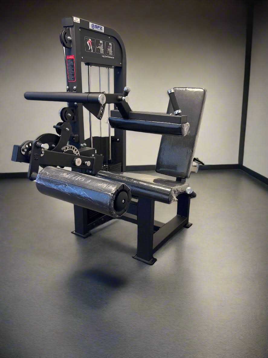 SFE Seated Selectorized Leg Extension & Leg Curl Machine - perspective view