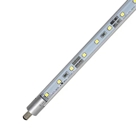 LED Display Case Light Kit - 25.2W - 6000K Cool White - 12V Power Supply - 55" - With Mounting Bracket & End Cap