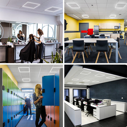 LED T-Bar Light, Power & CCT Adjustable (20W/30W/40W), 2x2, 3000K-6500K, 5200 Lumens