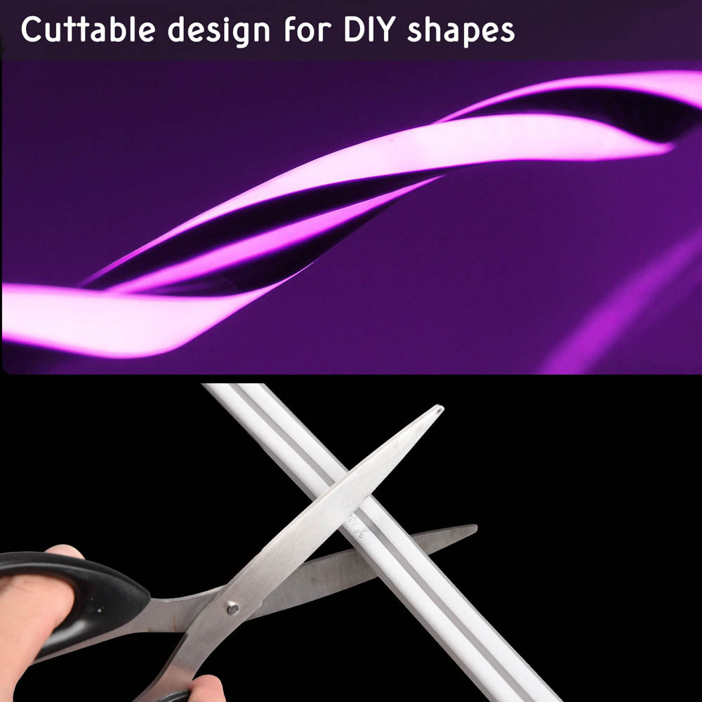 Yescom RGB Rope Light Flexible App & RF Control