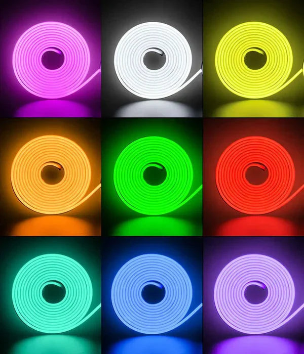 12V RGB Smart Neon Rope Light, 16.4FT, Consistent Brightness