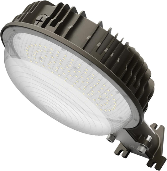 LED Barn Light, 100W, 5000K, 12,000 Lumens, 100-277 VAC, Built-in Photocell, Wall & Pole Mount