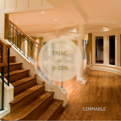 1 Inch LED Recessed Light, 9W, Selectable CCT, 600 Lumens, 120 VAC