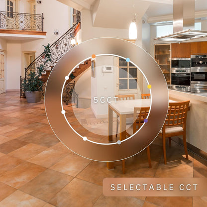 1 Inch LED Recessed Light, 9W, Selectable CCT, 600 Lumens, 120 VAC