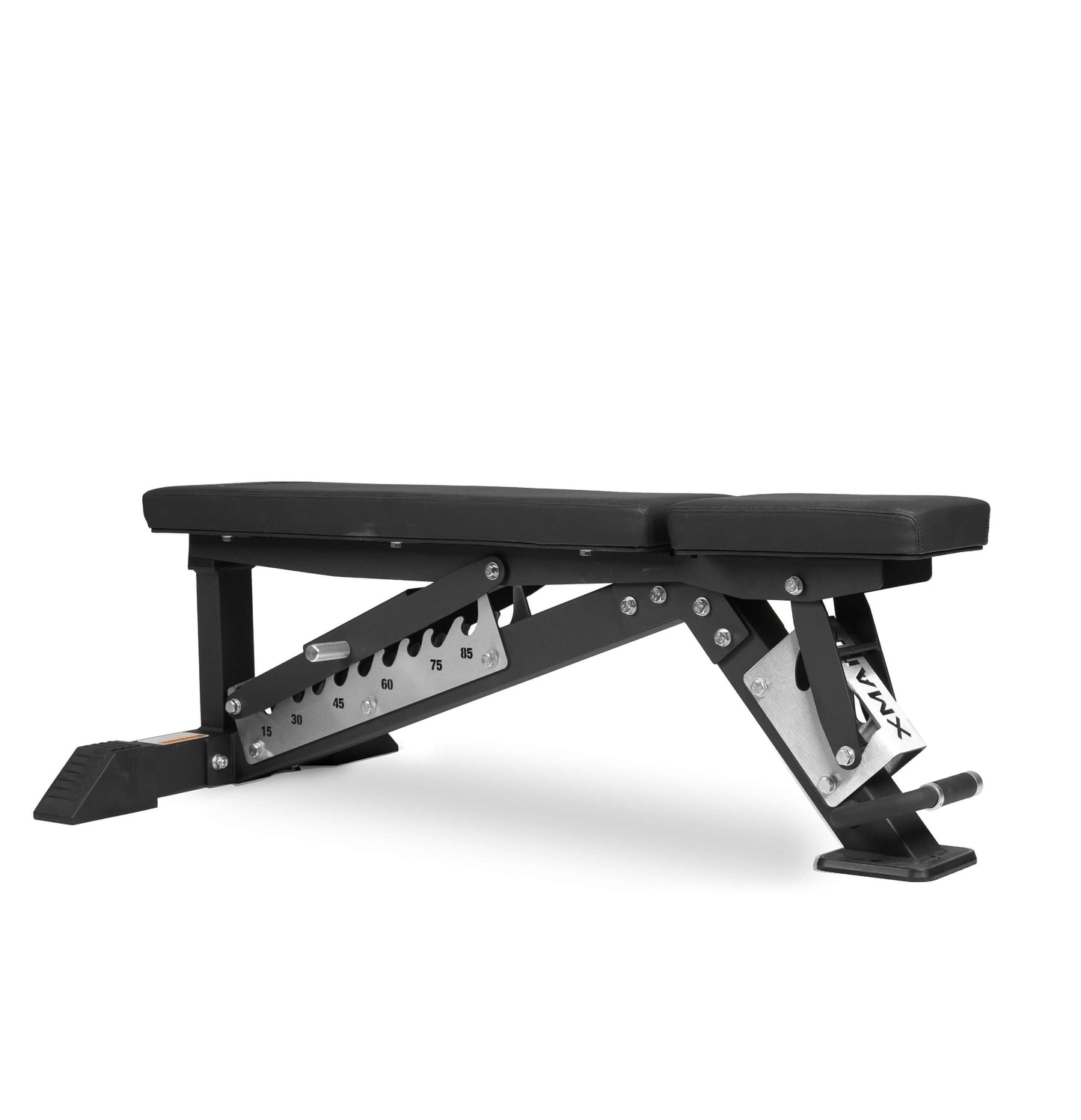 Black Hawk Adjustable Weight Bench with rugged design and commercial padding for maximum comfort and adjustability.