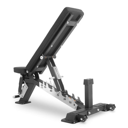 Black Diamond® Commercial Adjustable Weight Bench, pre-assembled for sturdy construction and enhanced comfort.