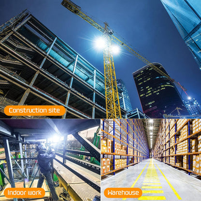 LED Work Light, 150W, 5000K, 22,500 Lumens, 100-277 VAC