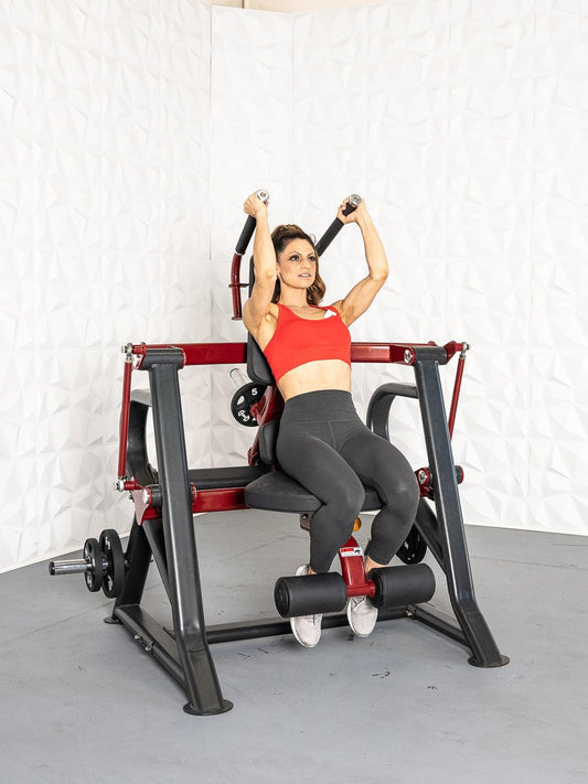Pro Strength Abdominal Crunch - Muscle D Fitness - Seated - Plate Loaded - Adjustable - Oblique Trainer