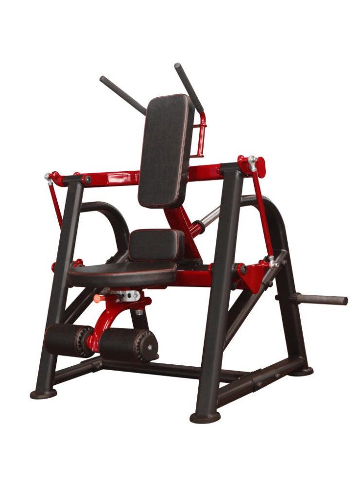Pro Strength Abdominal Crunch - Muscle D Fitness - Seated - Plate Loaded - Adjustable - Oblique Trainer