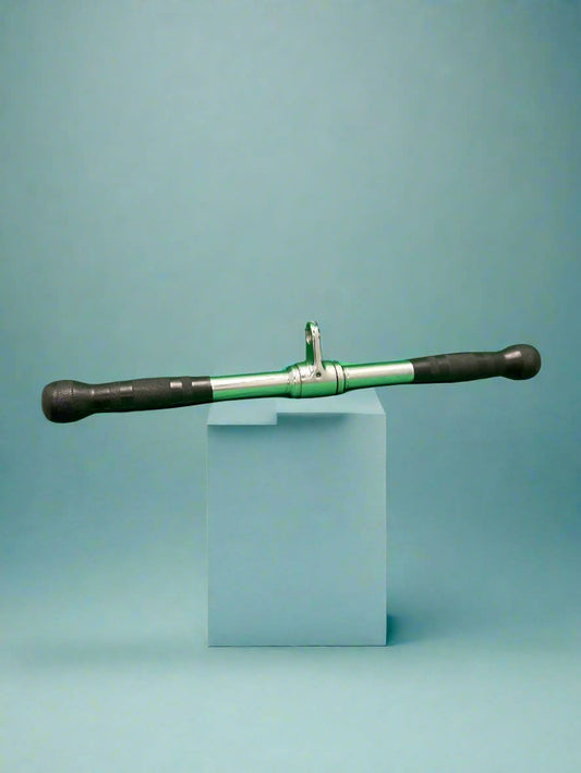 SFE 20" Revolving Straight Bar w/ Rubber Handgrips - perspective view