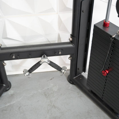 Megatron Dual Adjustable Pulley (88" & 95" height) - Muscle D Fitness - Functional Pull-Up Bar - Adjustable Height