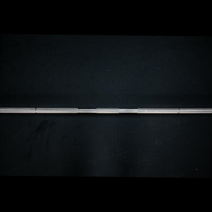 7' Stainless Steel Olympic Bar - Bushing - Muscle D Fitness - Quality Knurling
