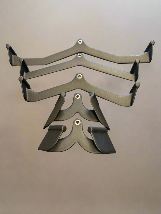 SFE 5 Piece MAG Grip Attachment Set - top view of 5 pieces laid out