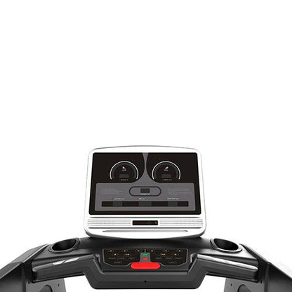 LED Screen Commercial Treadmill - Muscle D Fitness - Built in Fan - Adjustable Speed and Incline - Cup Holders