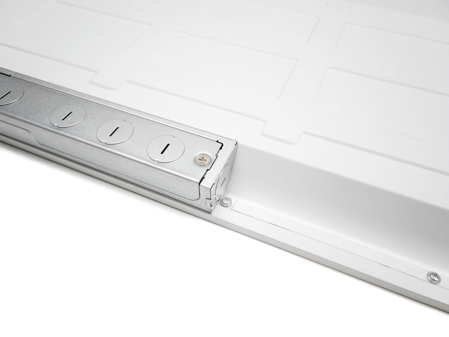 LED Ceiling Panel Light, 1x4, 20W/30W/40W, Selectable Watts And CCT 3500K-5000K, 5200 Lumens, Ultra-Thin Design
