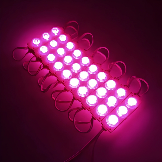 LED Signage Modules - Pink 0.72W, 60 Lumens, 12V DC