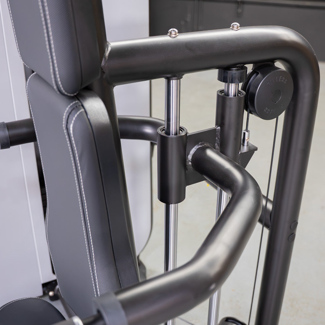 Vogue Triceps Press-Down - Muscle D Fitness - Adjustable Seat - Pin Selectorized - Arm Workout