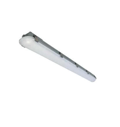 4ft LED Vapor Tight Fixture, Selectable 34/38/45W and CCT, 120-277 VAC, 5,850 Lumens