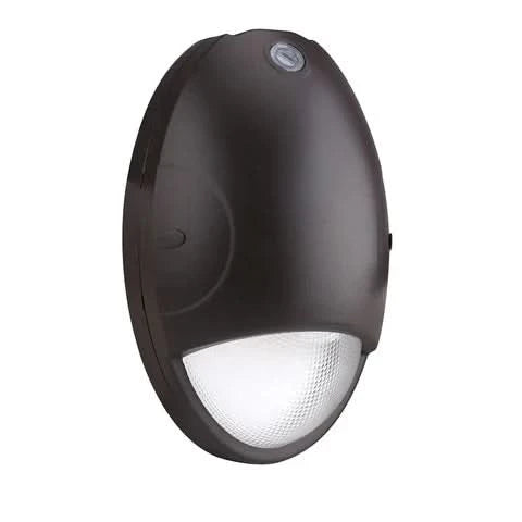LED Mini Wall Pack Light Built-in, 12W, 5000K, 956 Lumens, Built-in 4W Battery Backup, 120-277 VAC