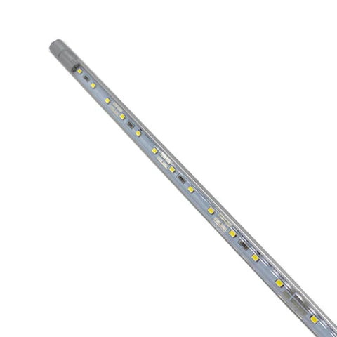 LED Display Case Light Kit - 25.2W - 6000K Cool White - 12V Power Supply - 55" - With Mounting Bracket & End Cap