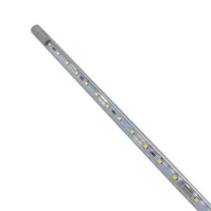 LED Display Case Light Kit - 25.2W - 6000K Cool White - 12V Power Supply - 55" - With Mounting Bracket & End Cap