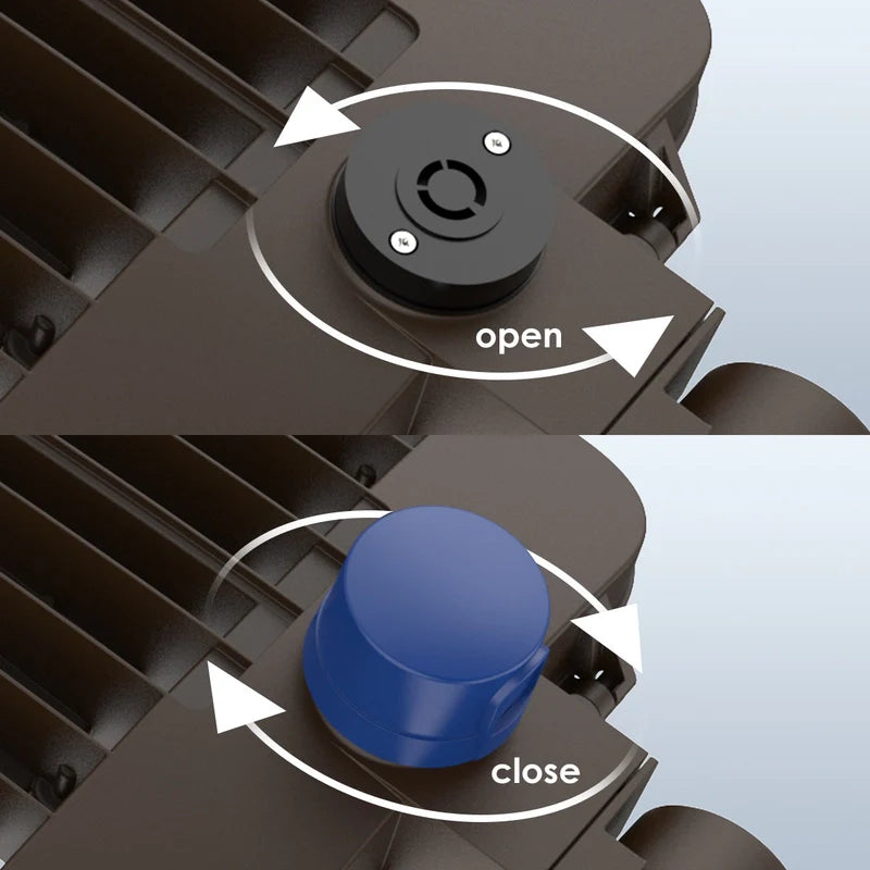 LED Area Light, 300W/240W/200W, 3000K/4000K/5000K, 45000 Lumens, 277-480 VAC