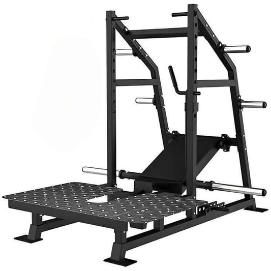 SFE Commercial Belt Squat Machine - perspective view of the machine