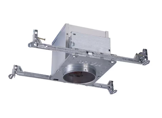 4",6" Aluminum Recessed Lighting Housing for New Construction – Shallow Ceiling, IC Rated, Air-Tite Design