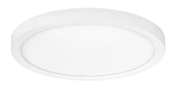 12 Inch Ceiling Light, Surface Mount, 25W, Selectable CCT, 1,750 Lumens, 120 VAC