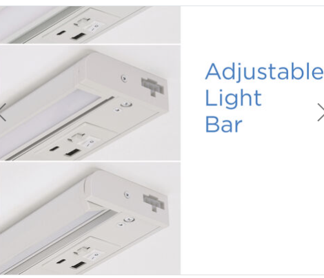 10 in. Adjustable Lens Under-Cabinet Light