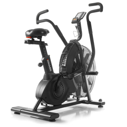 CAT 5 Hurricane Commercial Air Bike designed for performance in HIIT workouts with fan resistance and adjustable seat.