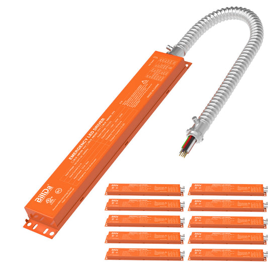8W Emergency LED Driver – AC120-277V - 90-Min Runtime - DC Side Wiring