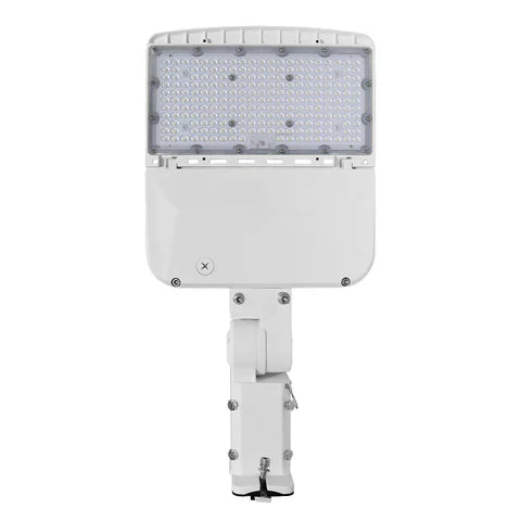 LED Area Light - Sensor Ready Base, Selectable 80W/100W/120W/150W, 5000K, 20950 Lumens, Universal Bracket