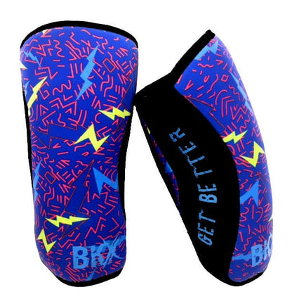 Bear KompleX Knee Sleeves - Lightning with REVERSIBLE Blue