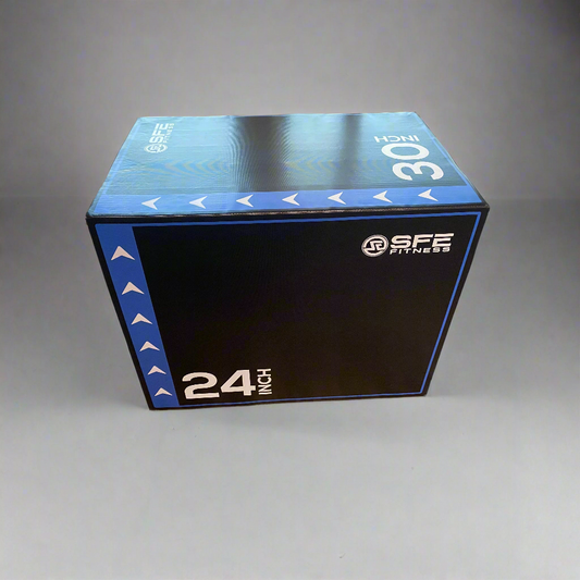 SFE 3-in-1 Soft Foam Plyo Box – 20-in. 24-in. 30-in - front view
