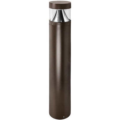 LED Bollard Light – Round Pole Included, 24W/19W/14W and CCT, 3,360 Lumens, 120-277 VAC