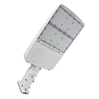 LED Area Light - Sensor Ready Base, Selectable 240W/260W/280W/310W, 5000K, 47430 Lumens, White Housing, Universal Bracket