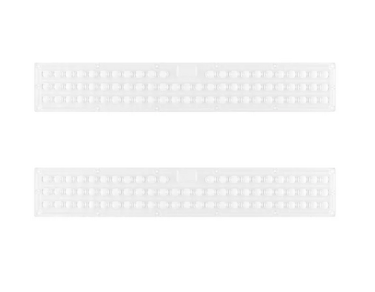 Large Milky Optical Lens (95°) for X-LHBC Linear High Bay - Light Diffuser Accessory for Wide Beam Spread