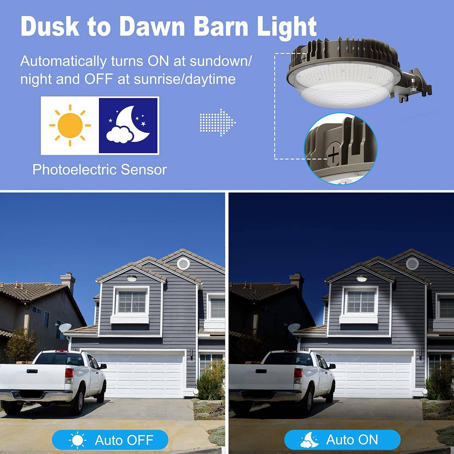 120 Watt LED Yard Lights- 5000K and 16800 Lumens- AC-100-27V LED Exterior Lights (pack of 4)
