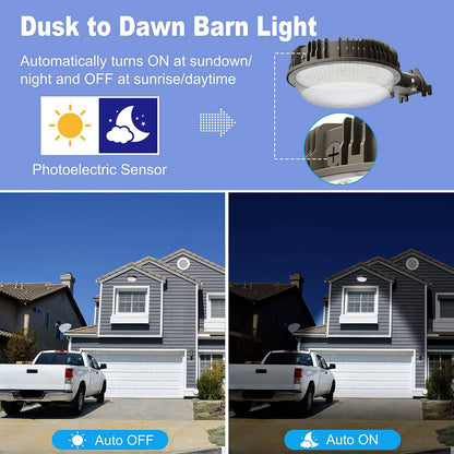 120 Watt LED Yard Lights- 5000K and 16800 Lumens- AC-100-27V LED Exterior Lights (pack of 4)