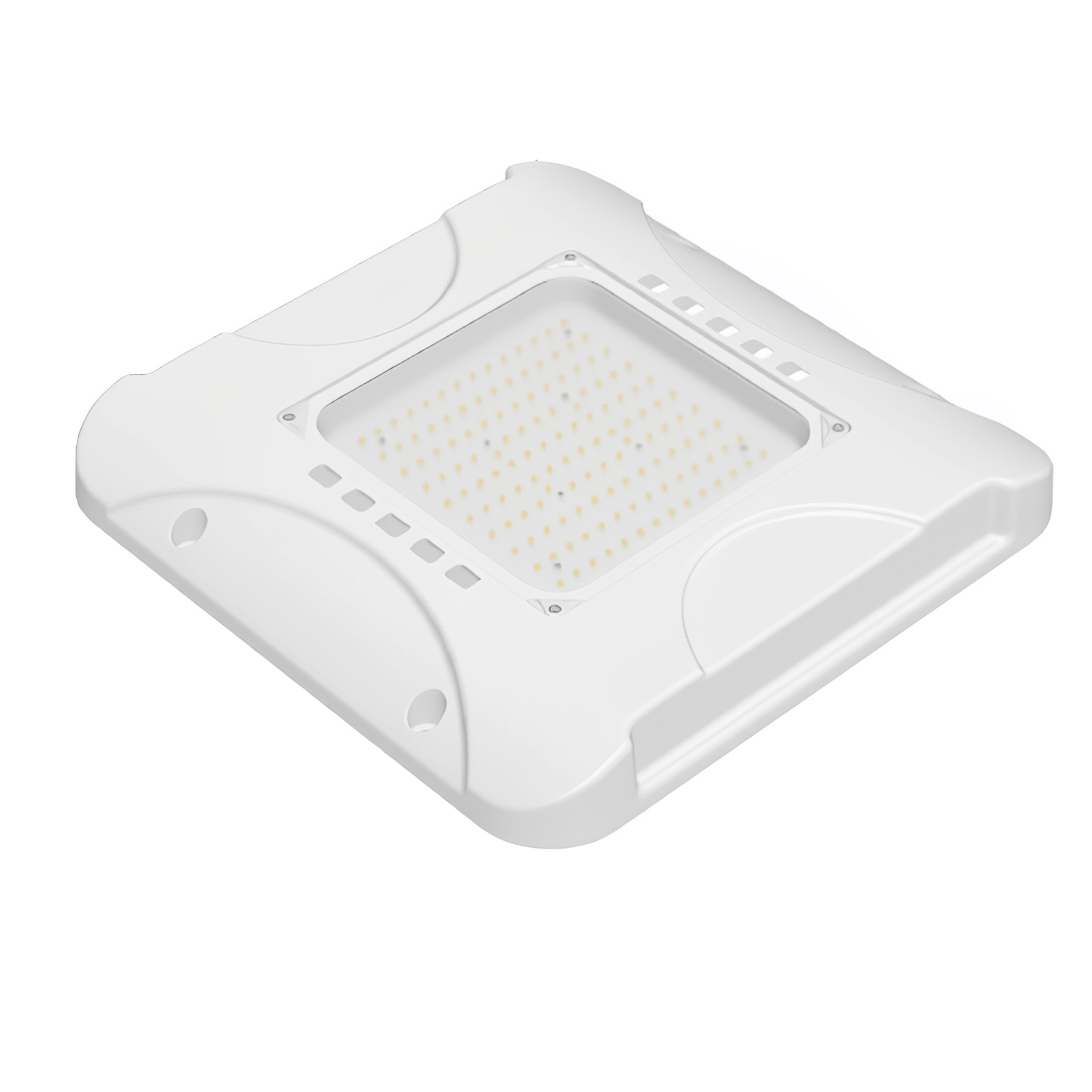 LED Canopy Light - Built-in Photocell, Adjustable 60W/48W/36W and CCT 4500K/5000K/5700K, 21,000 Lumens, 100-277 VAC