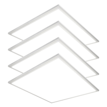 LED Ceiling Panel Lights, 20W/25W/30W/35W/40W, 2x2, Selectable Watts And CCT 3000K-5000K- 5200 Lumens