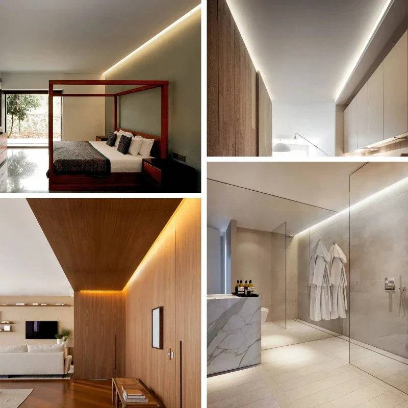 110-120V - CCT Adjustable White LED Strip with Remote (2800K/4500K/6000K)- IP65 Suitable for Outdoor applications, ETL, CE, RoHS Certified