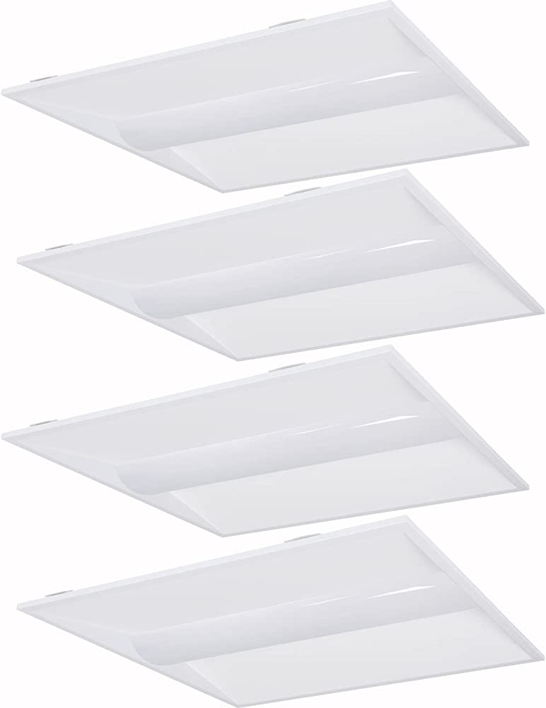 LED Troffer Lights, 2x2, Selectable Wattage 30W/35W/40W and CCT 3500K/4000K/5000K, 5400 Lumens
