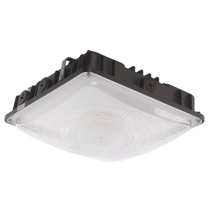 LED Parking Garage Light - 30W/45W/63W Adjustable - 8,505 Lumens - CCT Selectable 4000K/5000K - IP65 Rated - UL & DLC Listed - 120-277V- Bronze Housing