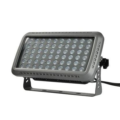 100W RGB LED Flood Light - 36° Beam Angle - 100-277V - Grey Housing - ETL Listed