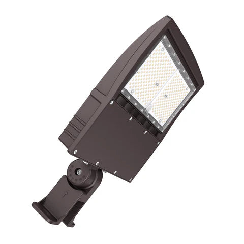 LED Area Light - Sensor Ready Base, 100W, 5000K, 16000 Lumens, 120-277 VAC, Yoke Mount