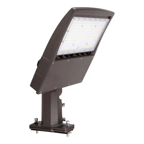 LED Area Light - Sensor Ready Base, 100W, 5000K, 16000 Lumens, 120-277 VAC, Universal Bracket