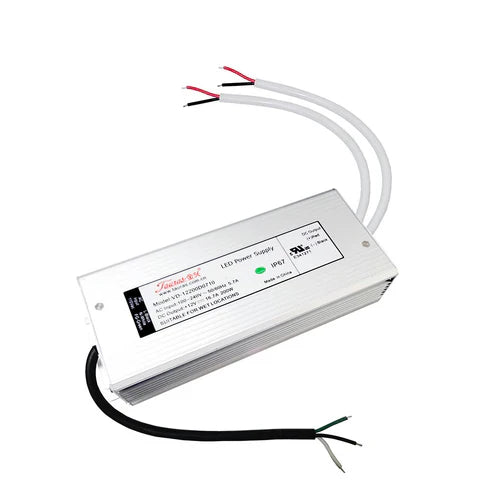 200W 12V DC LED Power Supply - IP67 Waterproof - UL Listed - Constant Voltage Driver for Indoor & Outdoor Use